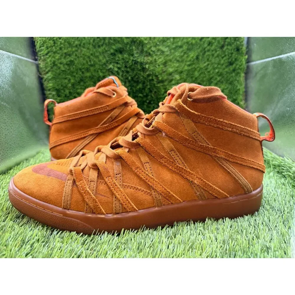 Nike KD 7 NSW 653872-200 Athletic Sneaker Men's 11 Brown Leather Gym Running